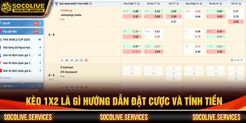 Công thức tính tiền thắng thua được Socolive trình bày cụ thể