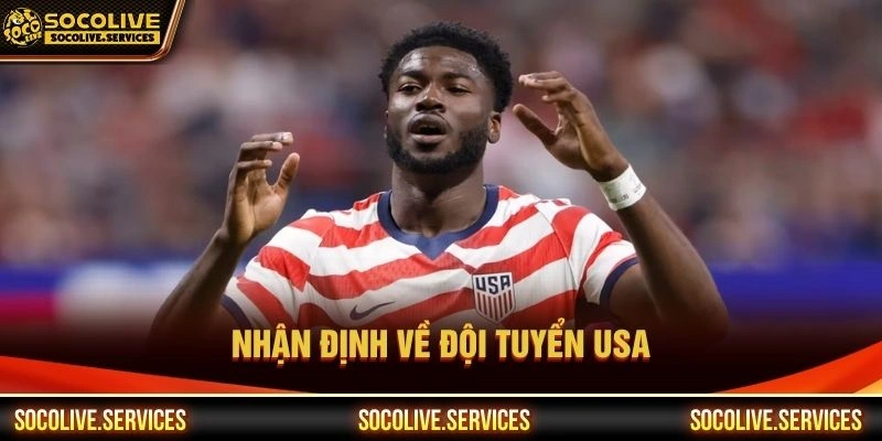 Nhận định về đội tuyển USA Nhận định về đội tuyển USA